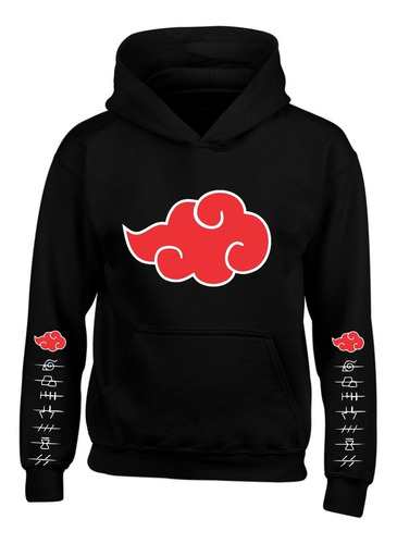 Buzo Naruto Nube Akatsuki Capota, Hoddies Niños Y Adulto