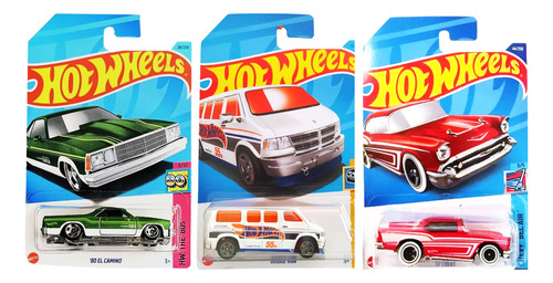 Genial Set Especial 3 Pack Hot Wheels Carritos De Coleccion