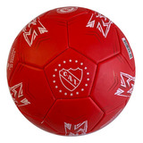 Pelota De Futbol N5 Independiente Con Licencia Oficial Color Rojo