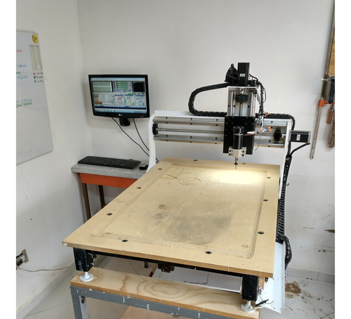 Router Cnc + Computador + Base