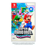 Jogo Super Marios Bros Wonder Mídia Física Nintendo Switch