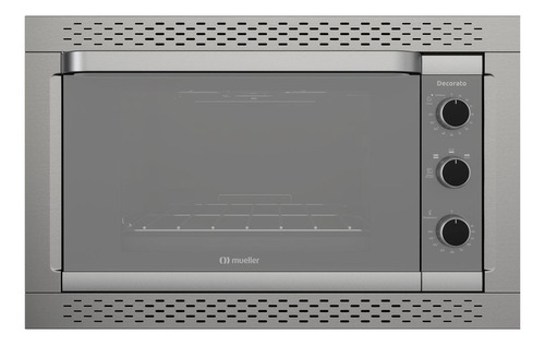 Forno Elétrico De Embutir Decorato Inox 44 Litros