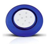 Luminária Led Piscina 9w 125mm Rosca 1/2 Pol. Azul