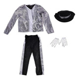 Fwefww Niños Michael Jackson Disfraces Desempeño Vestido