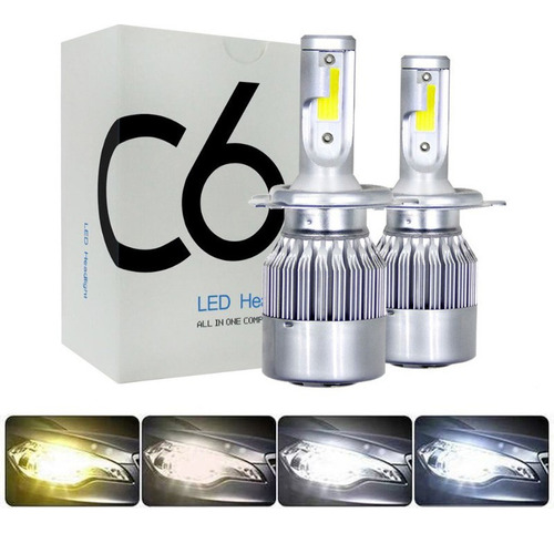 Farol C6 H4 Led Carro Farol Led H11 H3 Farol De Nevoeiro H7