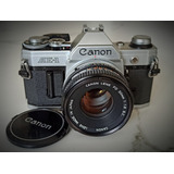 Camara Analogica Reflex Canon Ae-1 Lente Original Y Detalles