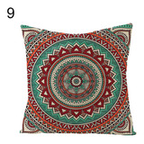 Orfi Bohemian Mandala Linho Almofada Almofada Sofá Decoração