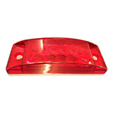 Plafon Rojo 16 Leds Rectangular Luz Fija/estrobo