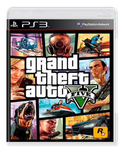 Jogo Grand Theft Auto V Gta 5 - Ps3