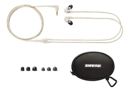 Fone De Ouvido Shure Se215 Cl  In Ear Transparente