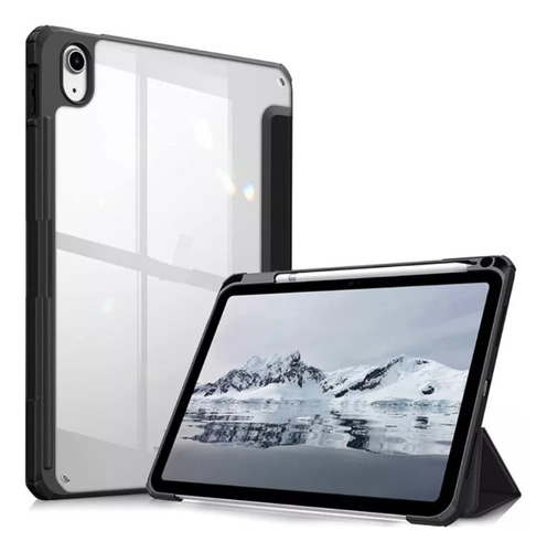 Forro Clear Smart Case Para iPad Con Espacio De Lapiz
