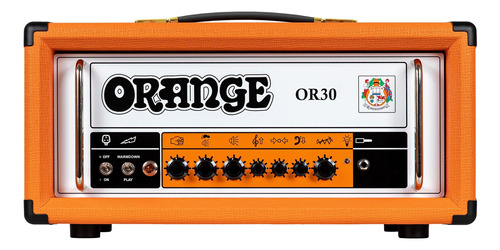 Orange Or30 Cabezal Amplificador De Tubo De 1 Canal De 30 V.