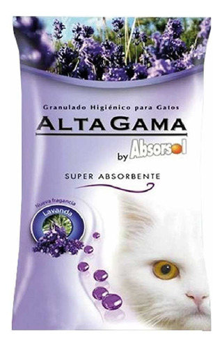 Alta Gama Piedras Sanitarias Gato Absorsol X 3.6 Kg Lavanda