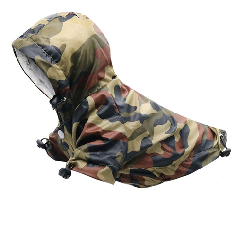 Abrigo Chaqueta Impermeable Camuflada Mascotas Perro