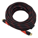 Cable Hdmi A Hdmi 10m Grueso Largo Full Hd 1.4 Filtros J2