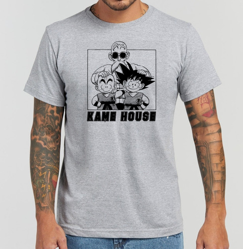 Camisa Dragon Ball Z Gt Kai Super Mestre Kame Anime Filme 