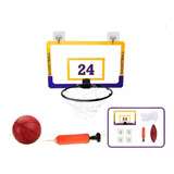 Set De Juego Basketball Para Niños + Malla Y Pelota