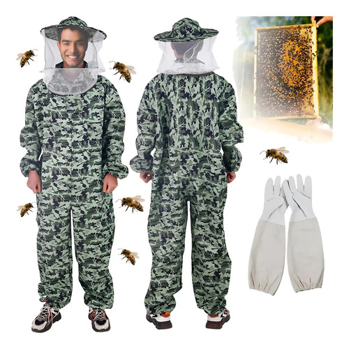 Traje De Apicultor Completo Para Mantenimiento De Abejas Set | Envío gratis