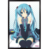 Póster De Pared De Hatsune Mikukeys, 22.375 X 34 Pulga...