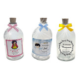 15 Botellitas Para Agua Bendita De 65 Cc Personalizadas