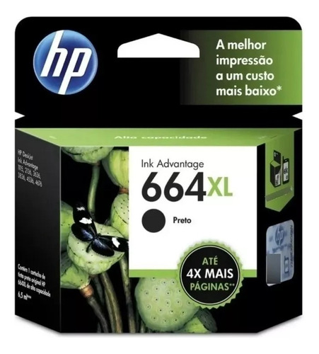 Super Promoção ! Cart. Hp 664xl Preto Original !!!