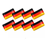 Mini Emblemas Stickers Alemania 3d 8 Piezas Bmw Vw Mercedes