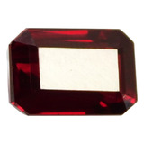 Rubí 8.70 Ct Rojo Natural Corte Esmeralda Piedra Preciosa   