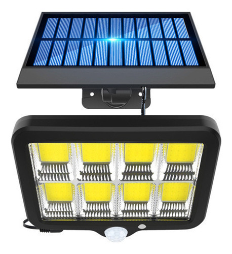 Energía Solar 160pcs Cob Inundación Luz S-pot Lámpara