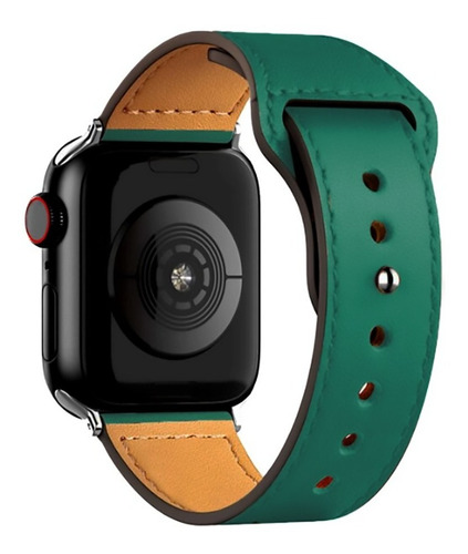 Pulseira Couro Genuíno Para Apple Watch Smartwatch Iwo