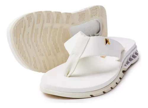 Sandalia/chinelo Kenner Original Rakka L7 Branco/branco