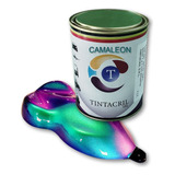 Pintura Camaleón Bicapa X 1/4 Lt.  Violeta - Azul - Verde