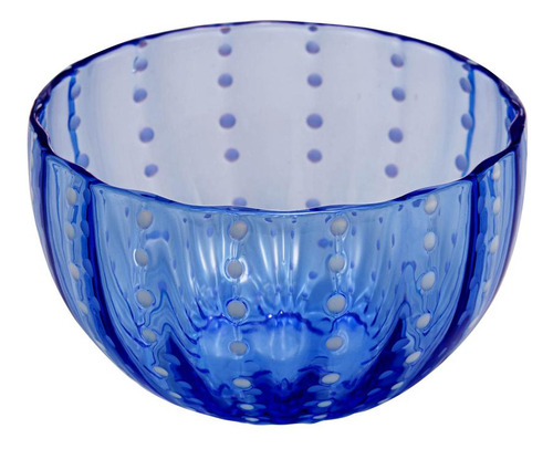 2 Bowls Wolff Orquíde De Vidro Azul 11cm X 6,5cm