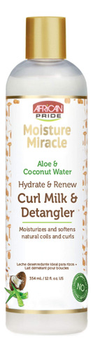 African Pride Moisture Miracle Hydrate & Renew Curl Milk & D