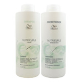 Wella Professional Nutricurls Kit Shampoo 1l + Cond 1l