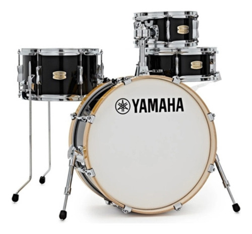 Batería Acústica Yamaha Stage Custom Hip R Black Sbp0f4 Hrb