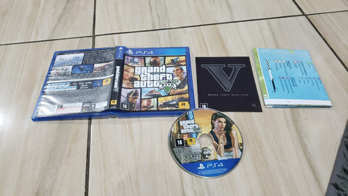 Grand Theft Auto V Gta 5 Mídia Física Pro Playstation Ps  4.