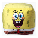 Almofada Formato Cubo Bob Esponja | Bob Esponja Cor Amarelo