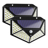 Lâmpada Solar Jardim 2 Pcs 200 Led