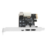 Placa Firewire 400 Ieee 1394a  Pci-e - 4 Portas