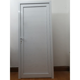 Puerta Pvc Ciega Blanca Paso Libre 70 Exterior Y Interiror