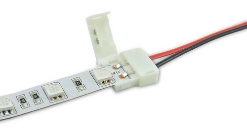 Conector Led Con Cables Tira 2835 5050 Rgb Monocromatica