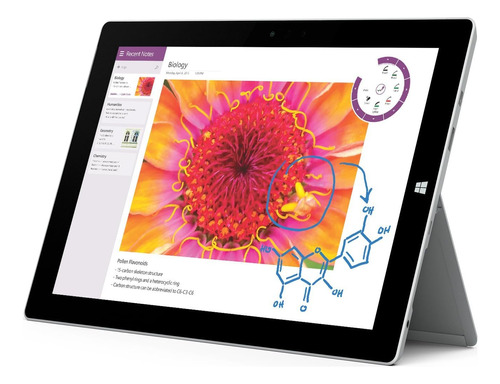 Tableta Microsoft Surface 3 De 7 Pulgadas Con Ssd De 128 Gb 