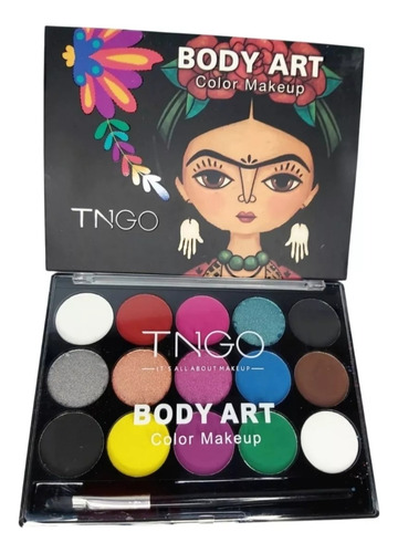 Body Art Tngo Paleta Halloween Original