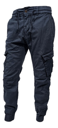 Pantalon Jogger Cargo Hombre Gabardina Premium Oldtown Polo