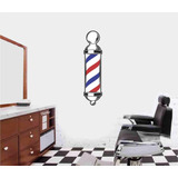 Adesivo Parede Barbearia Barber Pole Cabelo Barba Homem 2