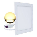 01pç Painel Plafon Emb Quad Led 24w 3000k 30x30 Dimerizavel