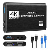 Tarjeta De Captura De Video Hdmi 4k Y Usb3.0