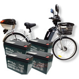 Kit 4 Baterias Para Duos E-bike Confort Ful Veloster Scooter