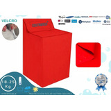 Forro Cubierta Lavadora Xpert Series 18-25kg Rojo