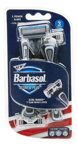 Maquinilla De Afeitar Desechable Barbasol Premium Ultra 6, 3